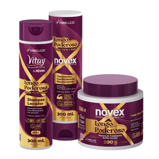 KIT TRATAMENTO INTENSO NOVEX LONGO PODEROSO