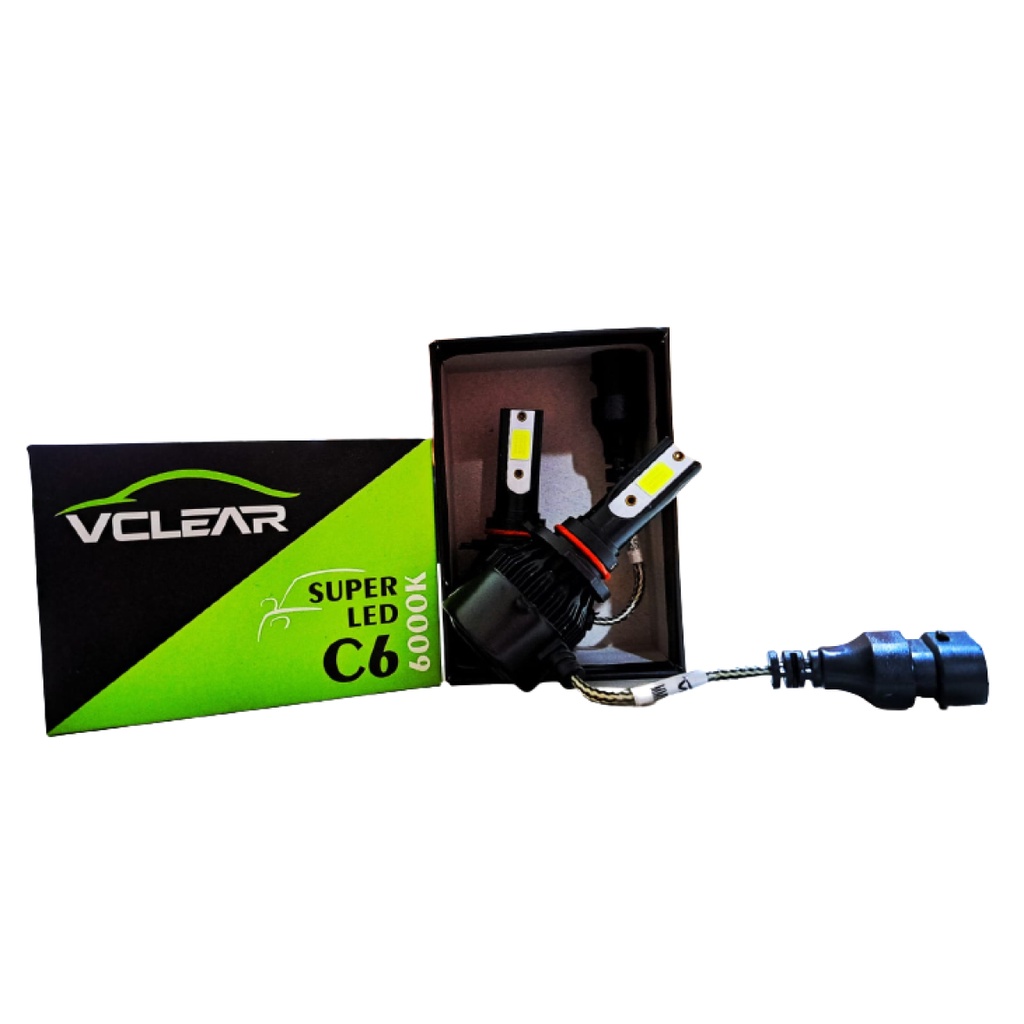 PAR LÂMPADA SUPER LED HB3 6000K C6 - Escorrega o Preço