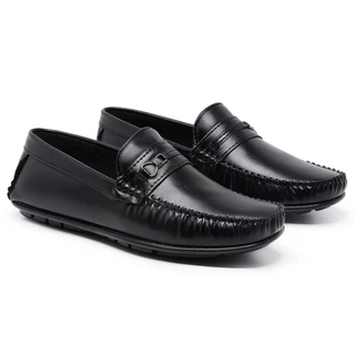 Sapato Social Casual Mocassim Super Leve Macio Flexível e Anatômico Sola Costurada
