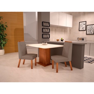 Conjunto Mesa de Jantar Bom Pastor Sky Fly Luxo com 2 Cadeiras