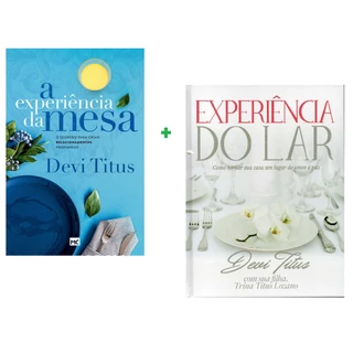 Kit 2 Livros | Experiência Da Mesa + Experiência Do Lar | Devi Titus em Oferta na Shopee