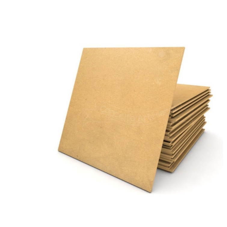 Placa Chapa MDF Cru 3 mm 66x49 cm Quadro Artesanato