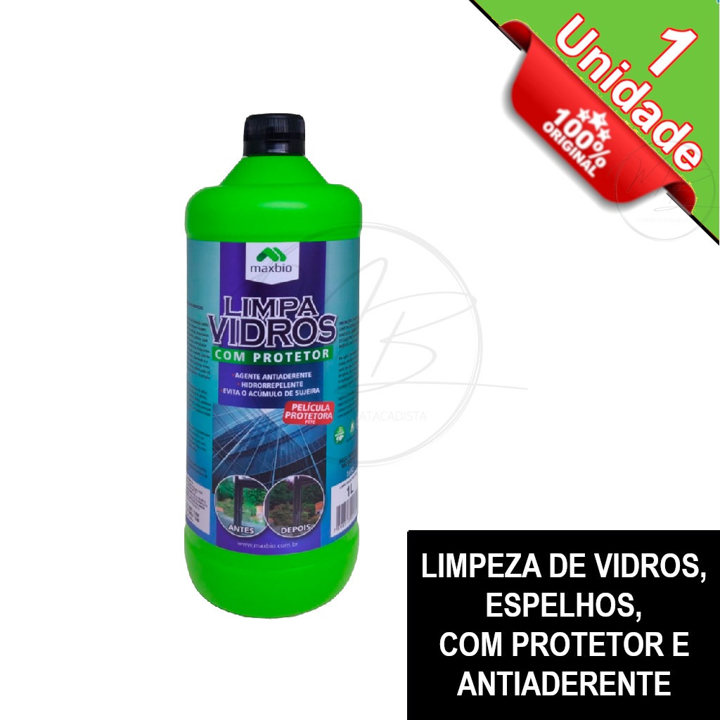 Limpa Vidros Com Protetor Maxbio 5 L