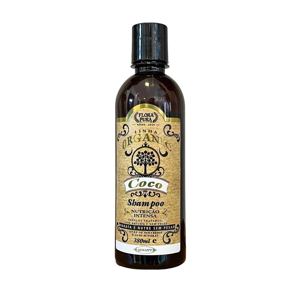 SHAMPOO ORGANIC DE COCO 380ML | Shopee Brasil