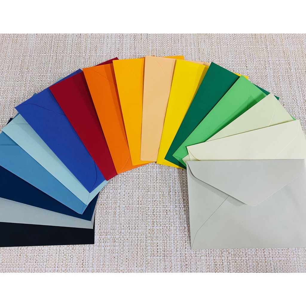 Envelope Colorido 114x162mm (25 unidades) Shopee Brasil