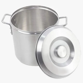 Caldeirão Alumínio Polido Industrial Grosso Hotel 16cm 2,8L
