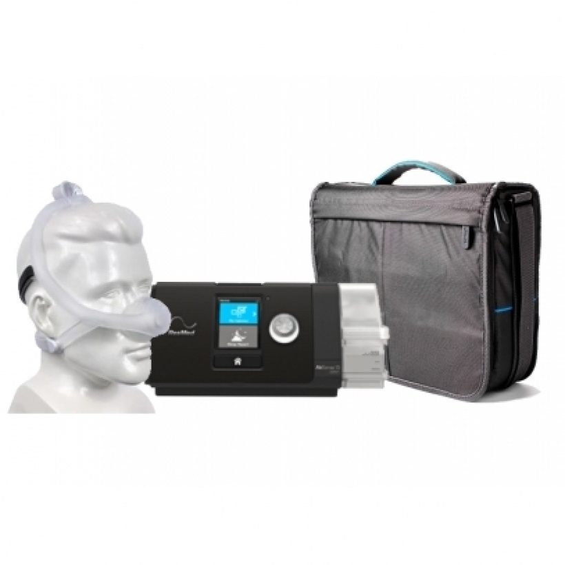 Kit Cpap Airsense S10 Básico Com Umidificador Resmed Máscara Nasal Dreamwisp Philips