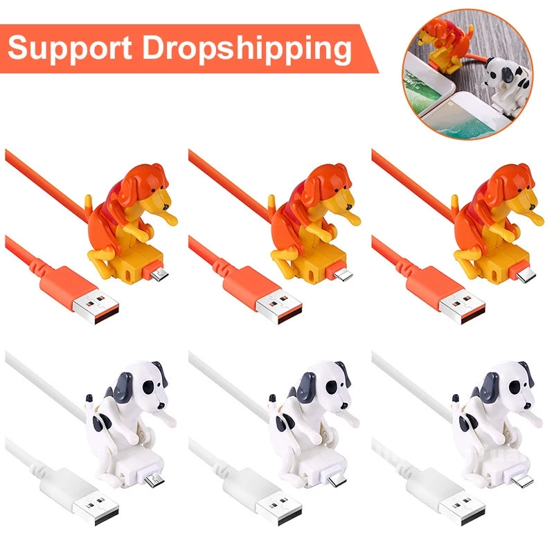 Interessante Cabo De Carregamento Rápido De Cães Humpback Fofo De Descompressão Adequado Para Iphone 14 13 Dados Android