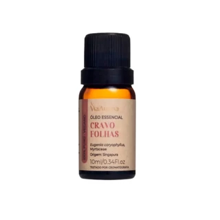 Óleo Essencial Via Aroma Cravo Folhas - 10ml