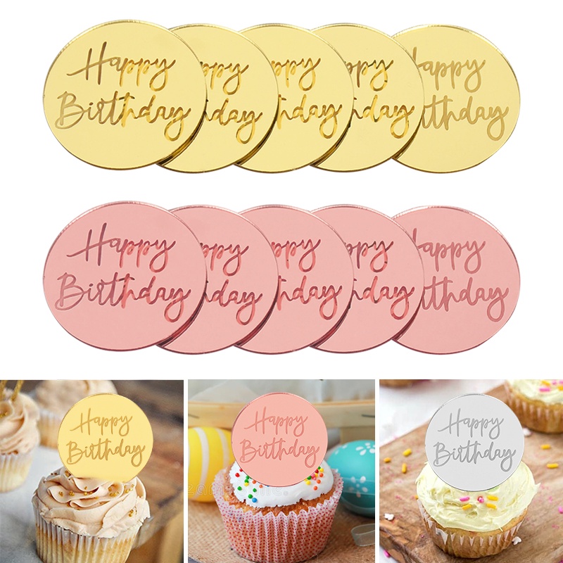 Decorações De Bolo De Feliz Aniversário, Aniversário, 54% OFF