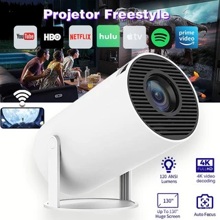 freestyle Projetor 4k de 720P WIFI mini Projetor Portátil TV Home Theater Cinema HDMI Suporte Android