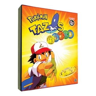 Album Para Coleção 160 Tazos Pokémon Anos 2000 Sem Tazos
