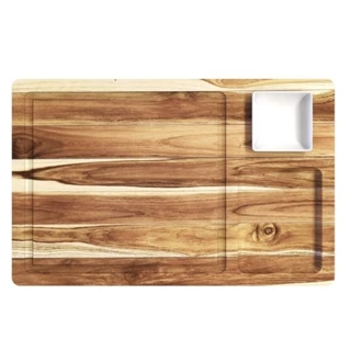 Petisqueira Stolf 1304 Com Área de Corte Teca 39X25CM