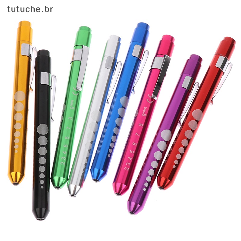 Lanterna De Trabalho TU LED Luz Caneta De Primeiros Socorros Medição Do Medidor De Pupilas BR