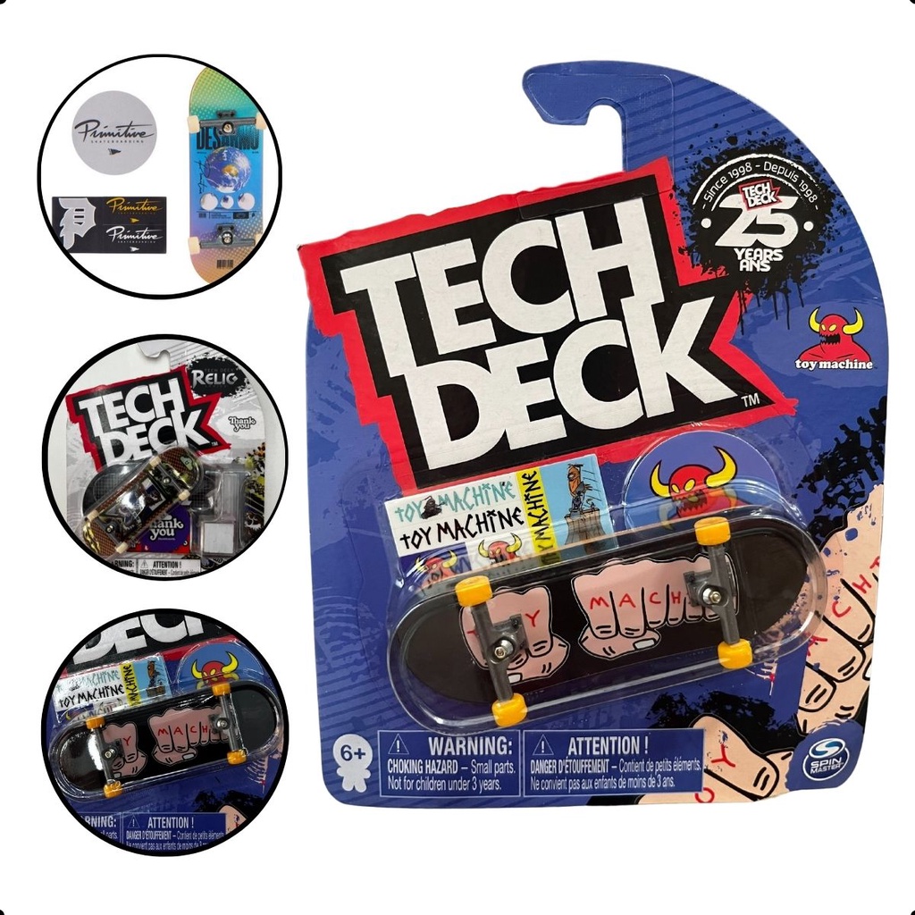 Skate de Dedo 96mm - Tech Deck - Sortido