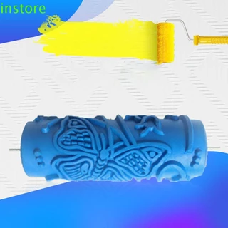 Ferramenta De Pintura 1 Unid . Padrão De Flor Útil Tinta Alternativa Para Decoração De Parede Com Rolo