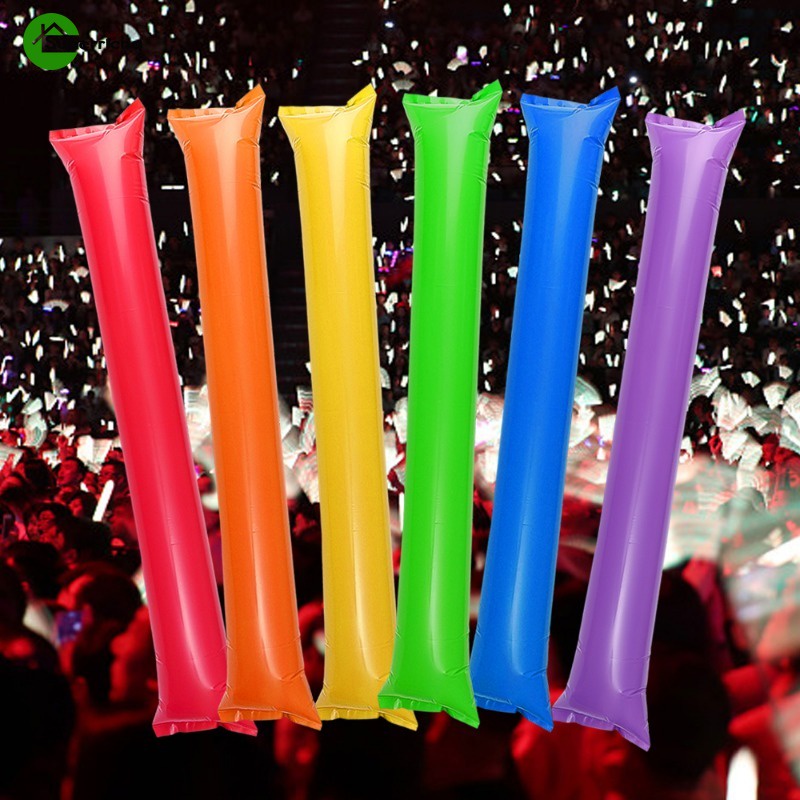 Bastões De Torcida De Plástico/Equipe Concerto De Festa Esportiva/Infláveis Coloridos De Longa Espessura Com Trovão