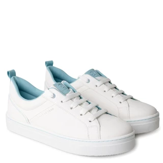 Tênis Napa Naturale Branco Suspiro Detalhe Vintage Green