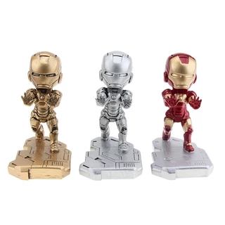 Suporte, Dock Celular Geek Iron Man "homem De Ferro 3 Cores A Escolha, Base!