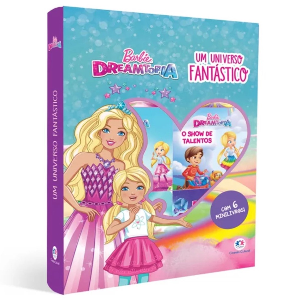 Box De Atividade Barbie Jogo De Cartas Carton Colorir 90943