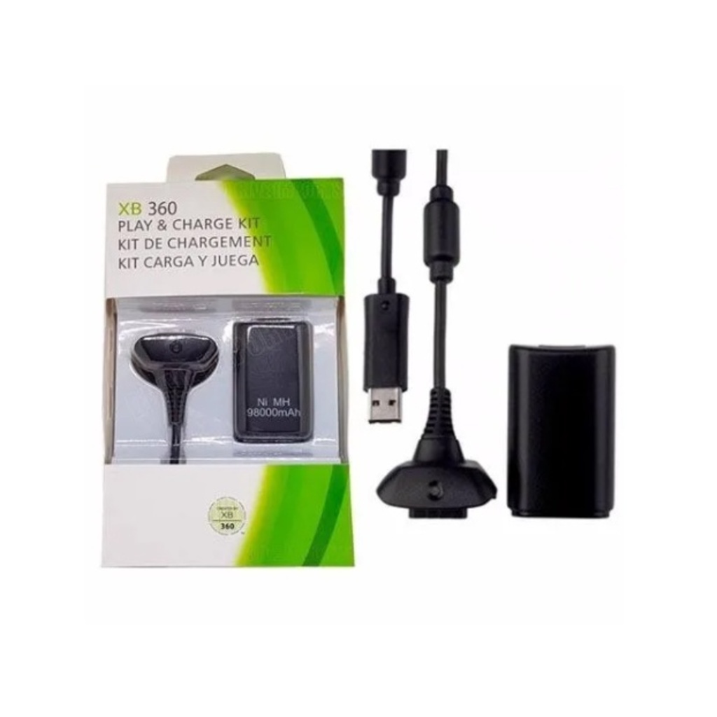 Kit Bateria +Carregador Controle Xbox 360 Manete SusStore - Videogames -  Guaratiba, Rio de Janeiro 1251254929