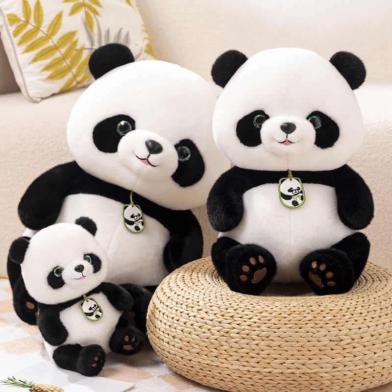 Oversized panda stuffed store animal