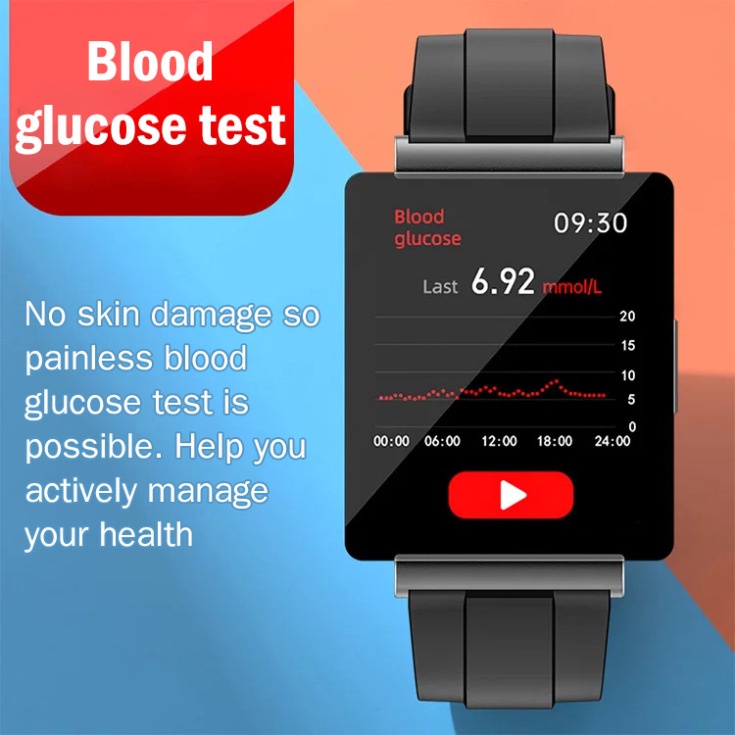 Relógio Digital Não-Invasivo De Glicose No Sangue, Relógio