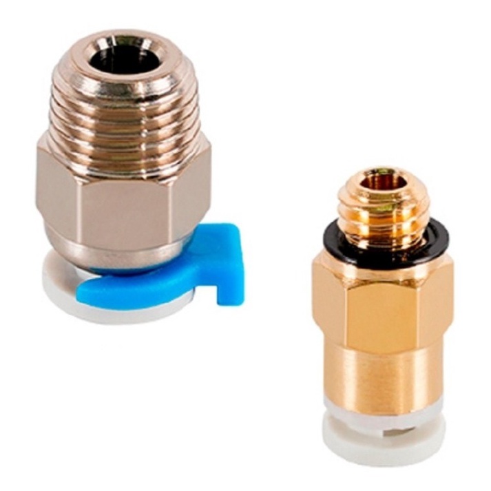 Connettore Pneumatico PC4-M6 Per Tubo Bowden PTFE - Rapido Montaggio