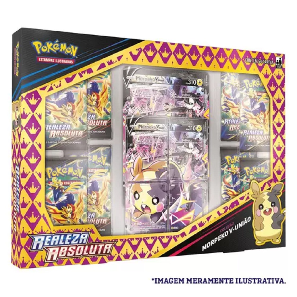 Box de Cartas Pokémon - Pikachu Vmax - Realeza Absoluta - Coleção