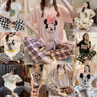 Pijama De Roupa-Mulher , Vários Desenhos Animados , Manga Curta , Confortável De Usar , Bela Obra , De Dormir