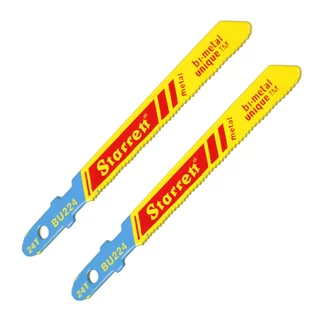 Lâmina de Serra Tico Tico Bi-Metal Unique para Metal BU224-2 Starret 2 Peças