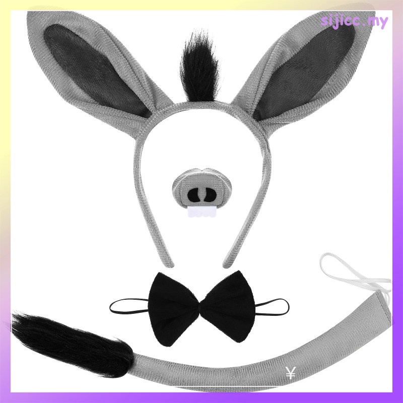 Tiara De Burro Adereços De Halloween Fantasias De Animais Infantis