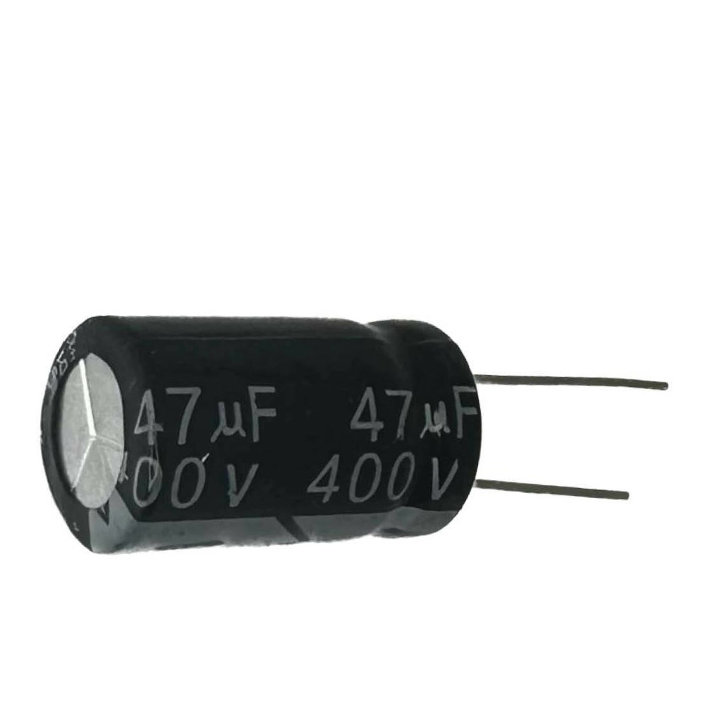 Condensatore Elettrolitico 47uF 400V +105°C 16x26mm Radiale MADE In Italy - Foto 4