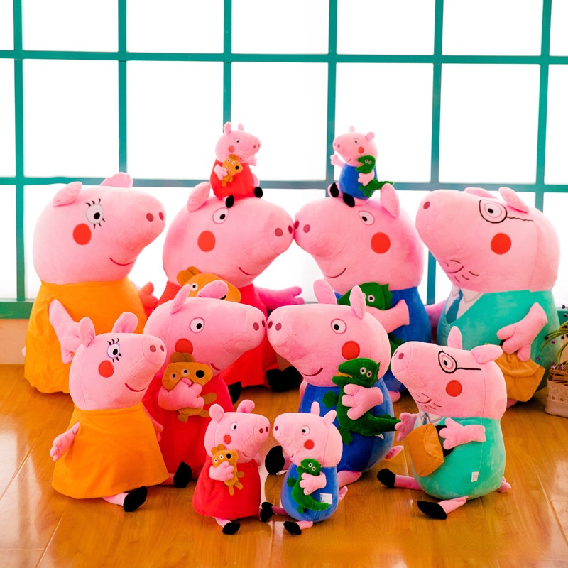 Peppa pig soft toy hot sale family