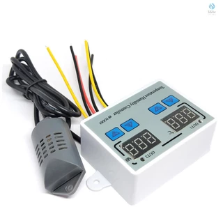 Controlador Digital De Temperatura Duplo De Umidade Termostato De Frigorífico Doméstico Termômetro De Umidistato Higrômetro W1099 AC110-220V B3.24A