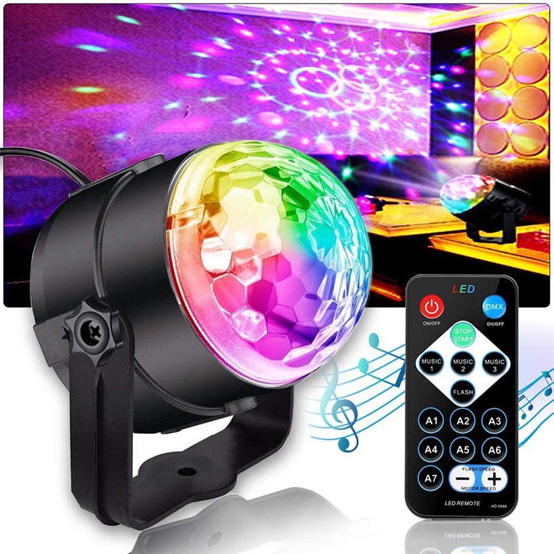 Lampada Da Discoteca Controllo Vocale Homoyoyo - RGB, Per Feste E KTV, Compatta E Portatile - Foto 2