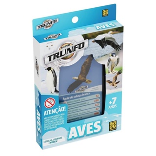 Jogo de Cartas Trunfo Aves - Grow