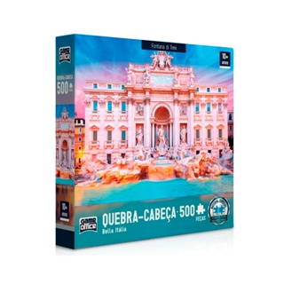 Quebra-Cabeça 500 Bella Itália Fantana Di Trevi - Toyster