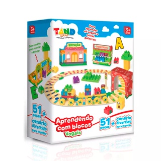 Tand Kids Aprendendo com os Blocos Vogais 51 Peças - Toyster