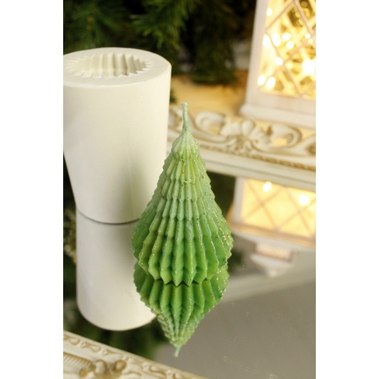 Molde Silicone Pinheiro Origami P