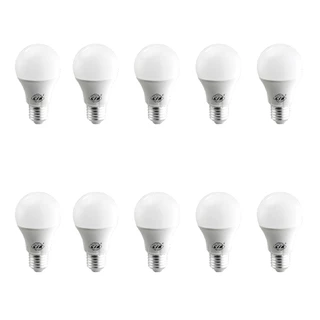 Lâmpadas Bulbo Kit Com 10 Unidades Led branco Frio de 15w - 6500k - E27