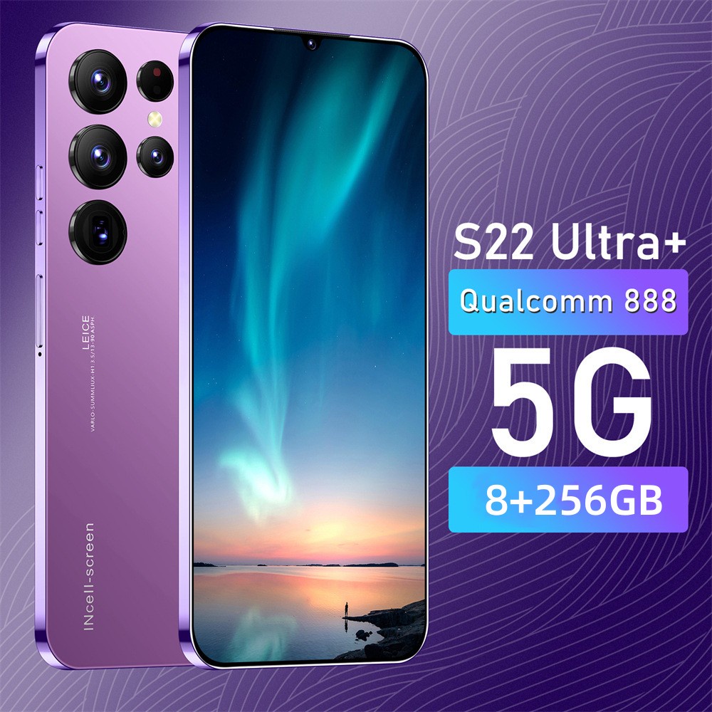 S22 Ultra Smartphone celular 6,8 polegadas 256GB