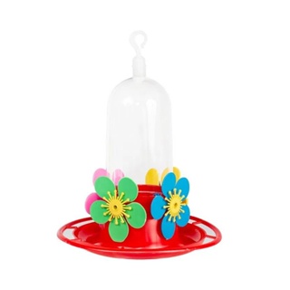 Bebedouro Para Beija-Flor Com Poleiro Jel Plast Vermelho 250ml