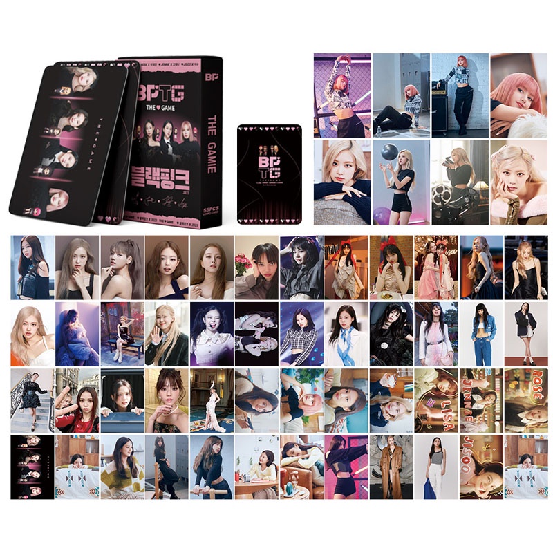 55pcs/Caixa BLACKPINK Photocard JENNIE 2023 Cartão LOMO Postal De Coleção | Brasil