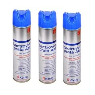 Kit 3 Bactrovet Prata Konig 500 Ml