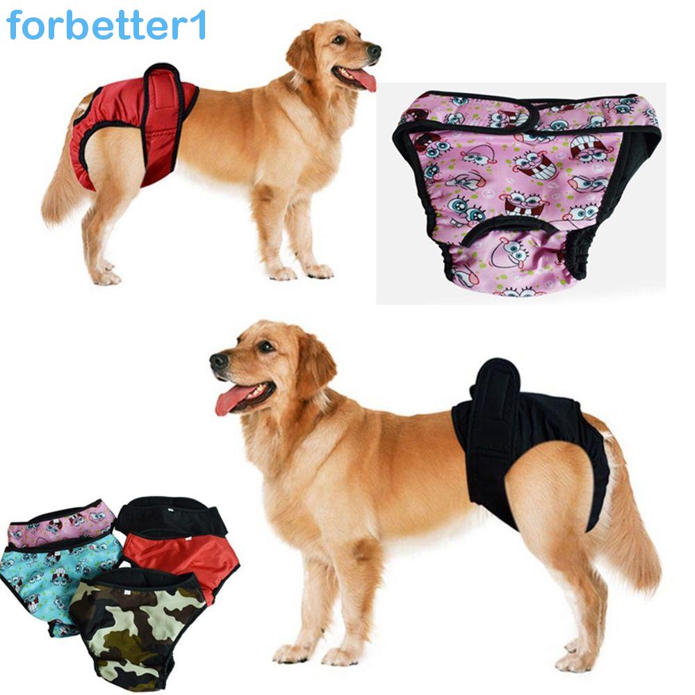 FORBETTER Dog Panties Cotton Washable Pets Suprimentos Para