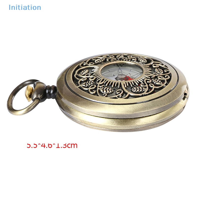 Iniciação Bússola De Bronze Vintage Bolso Projeto De Relógio Caminhada Ao Ar Livre Nave