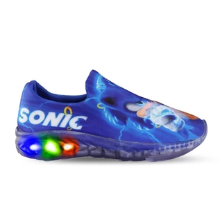 tenis de led infantil masculino sonic calce facil