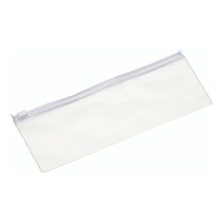 Kit 10 Estojo Zip Zap Transparente Resistente