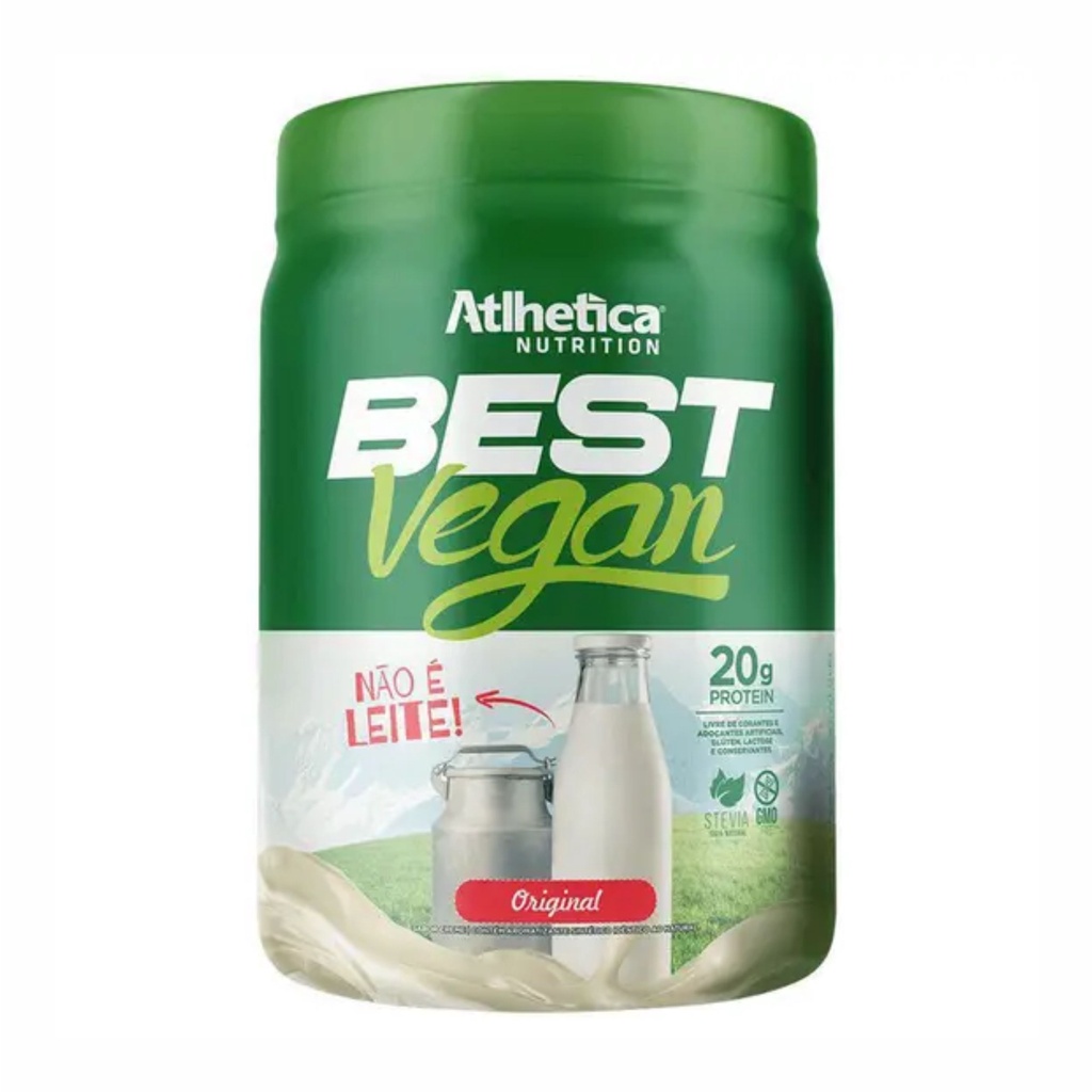 Whey Protein Best Vegan com Stevia Sabor Creme 500g – Atlhetica